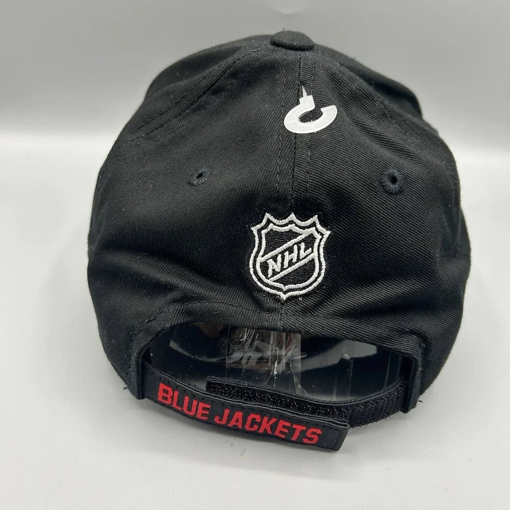 Columbus Blue Jackets‎ Hat Youth Black Embroidered NHL Strap Back Cap Cotton New